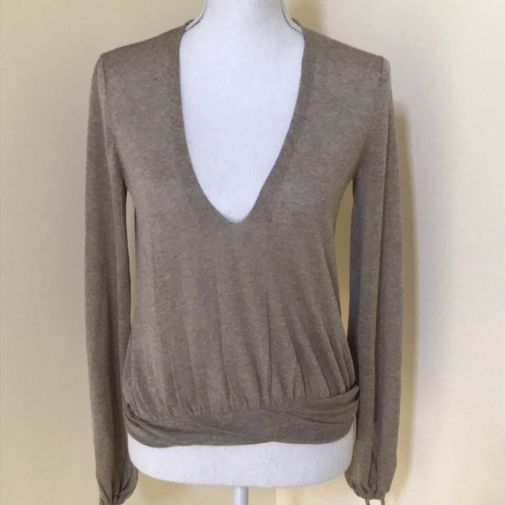 FREE PEOPLE Size S light brown light weight sweater